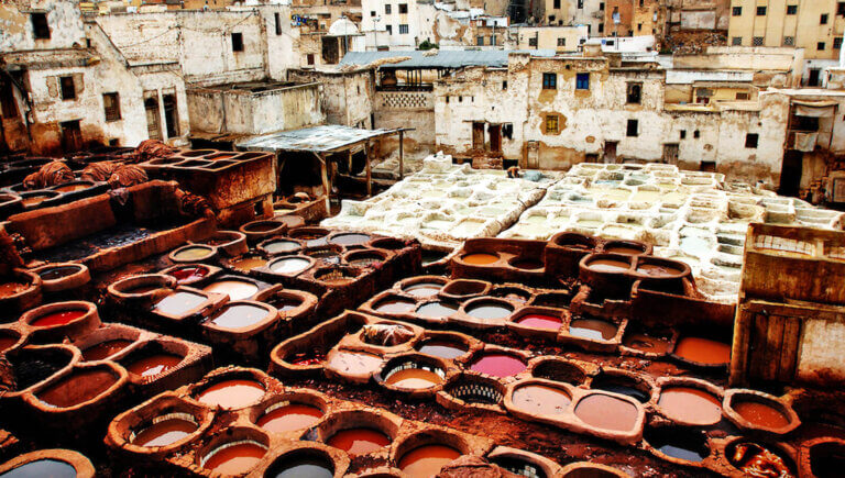 Fez_tannery_Morocco imperial city